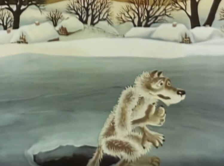 Кадр из мульфильма "Волчище-серый хвостище" (1983)