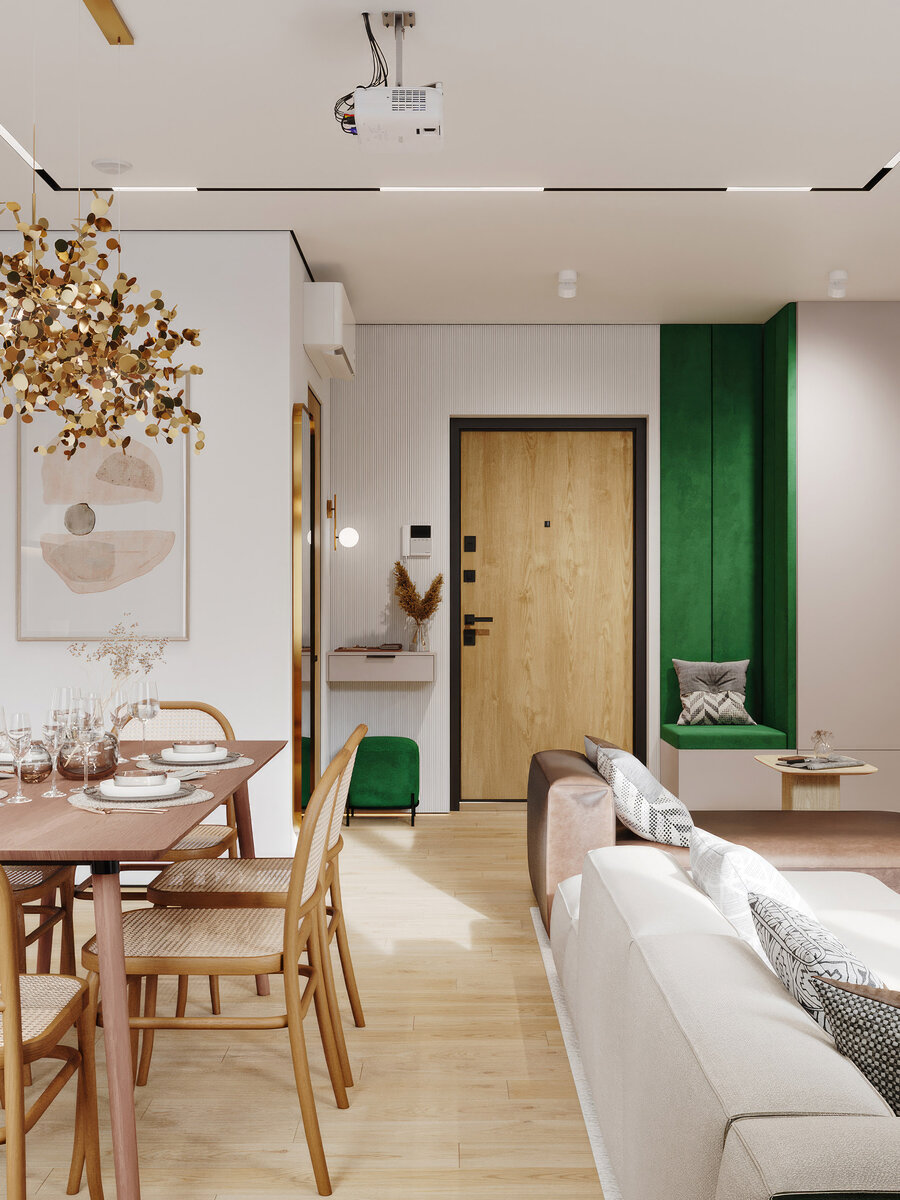 Вход в квартиру, прихожая