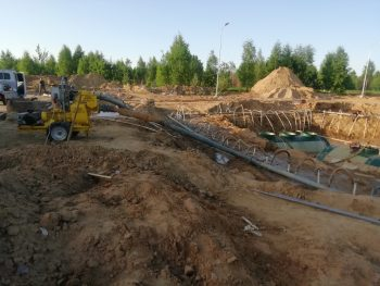 Дизельная мотопомпа и система иглофильтров