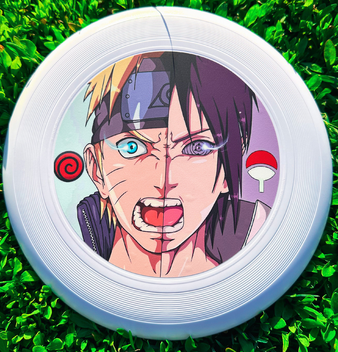 Наш фрисби с Наруто