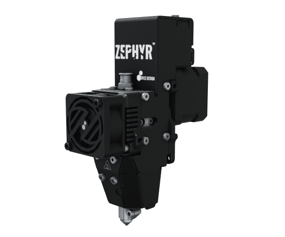 Dyze Design представила модель высокопроизводительного экструдера Zephyr