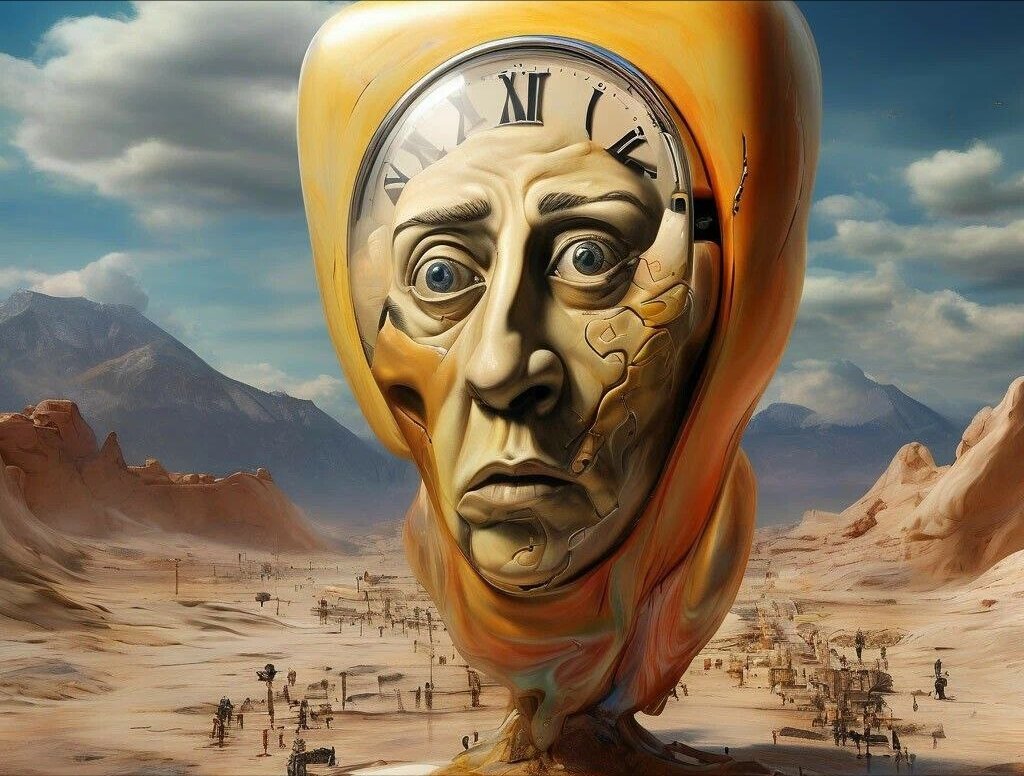 Время улетает сквозь пальцы! Творчество нейросети