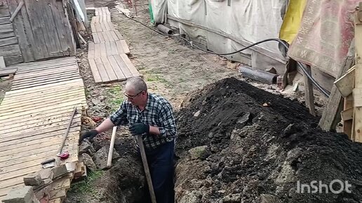 Белгородская область. 06:06:24г.Мишаня перекопал двор. Наши бройлеры. Урожай клубники.