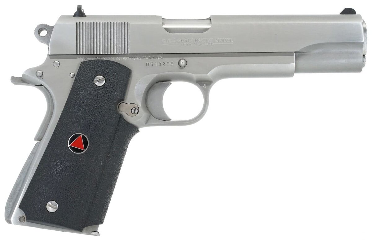 Пистолет Colt Delta Elit выпуска 1989 года. Вид справа.
