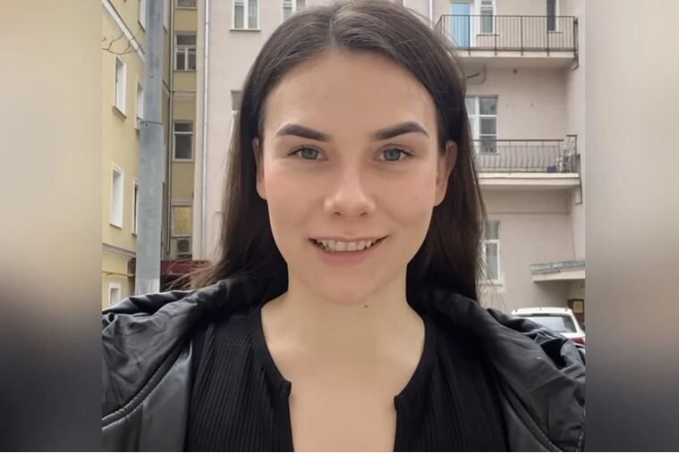    Анастасия Голикова. Кадр с видео.