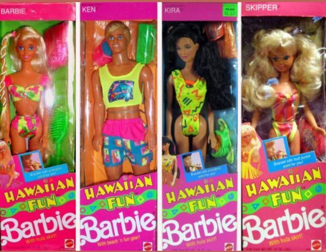 Barbie 1990 hawaiian. k