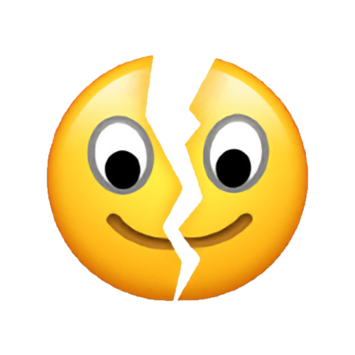 Треснувший эмодзи