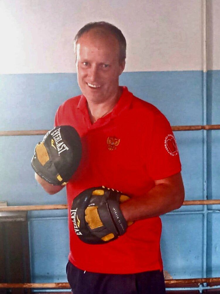 Андрей Рыжонкин в своём родном клубе бокса «Ринг»