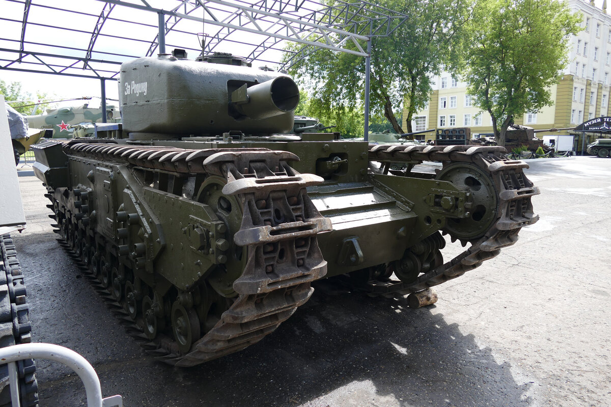 Churchill IV AVRE в музейной экспозиции