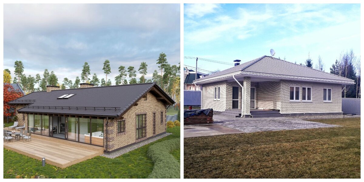 Варианты проекта "Бунгало". Фотобанк СК БАКО