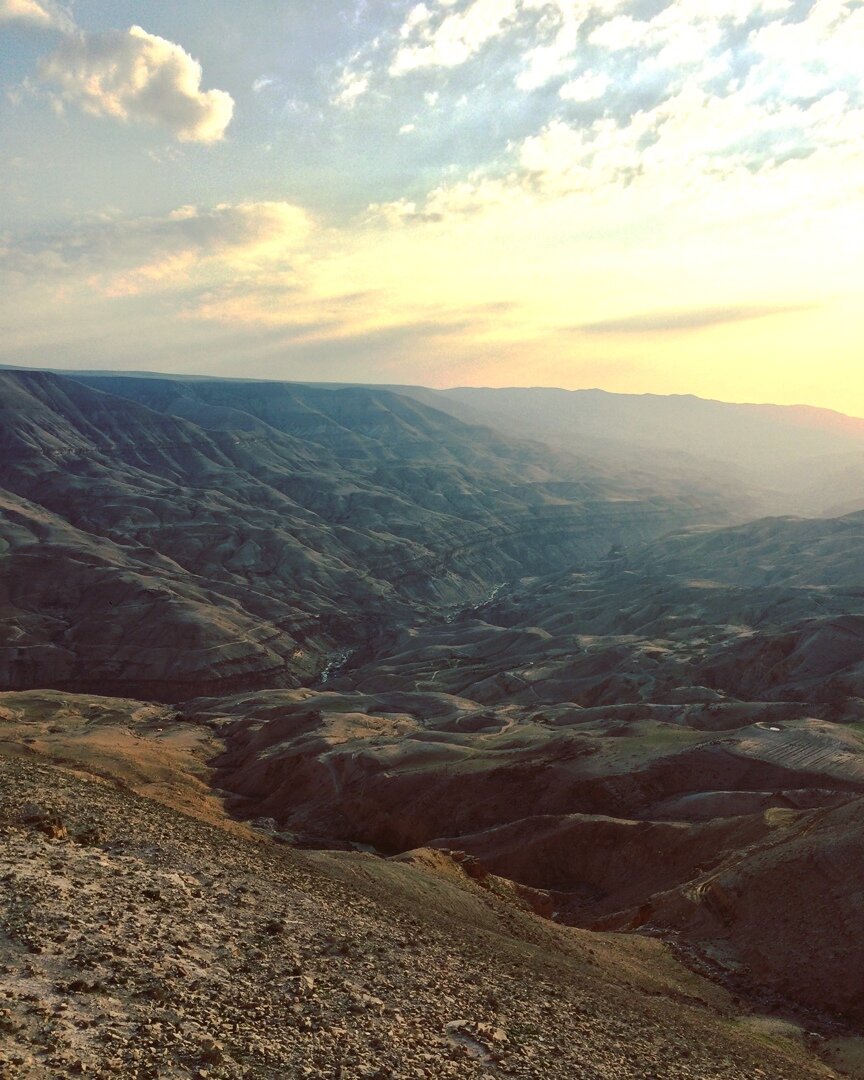 Дорога к Мертвому морю.