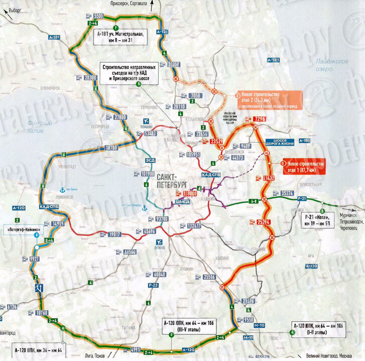 Группа предприятий ДОРСЕРВИС - Кольцевая автомобильная дорога вокруг Санкт-Петер