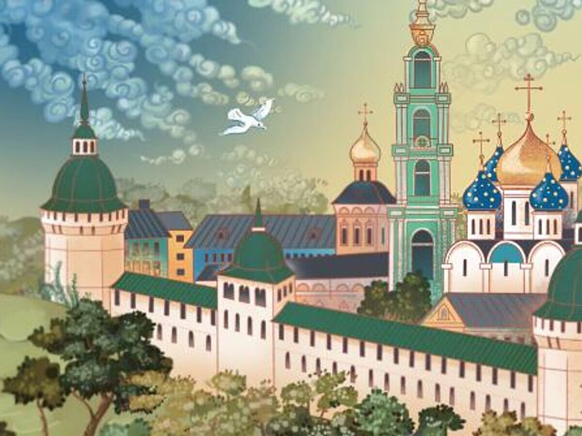    обложка подкаста "дорога в Лавру"© Иллюстрация РИА Новости