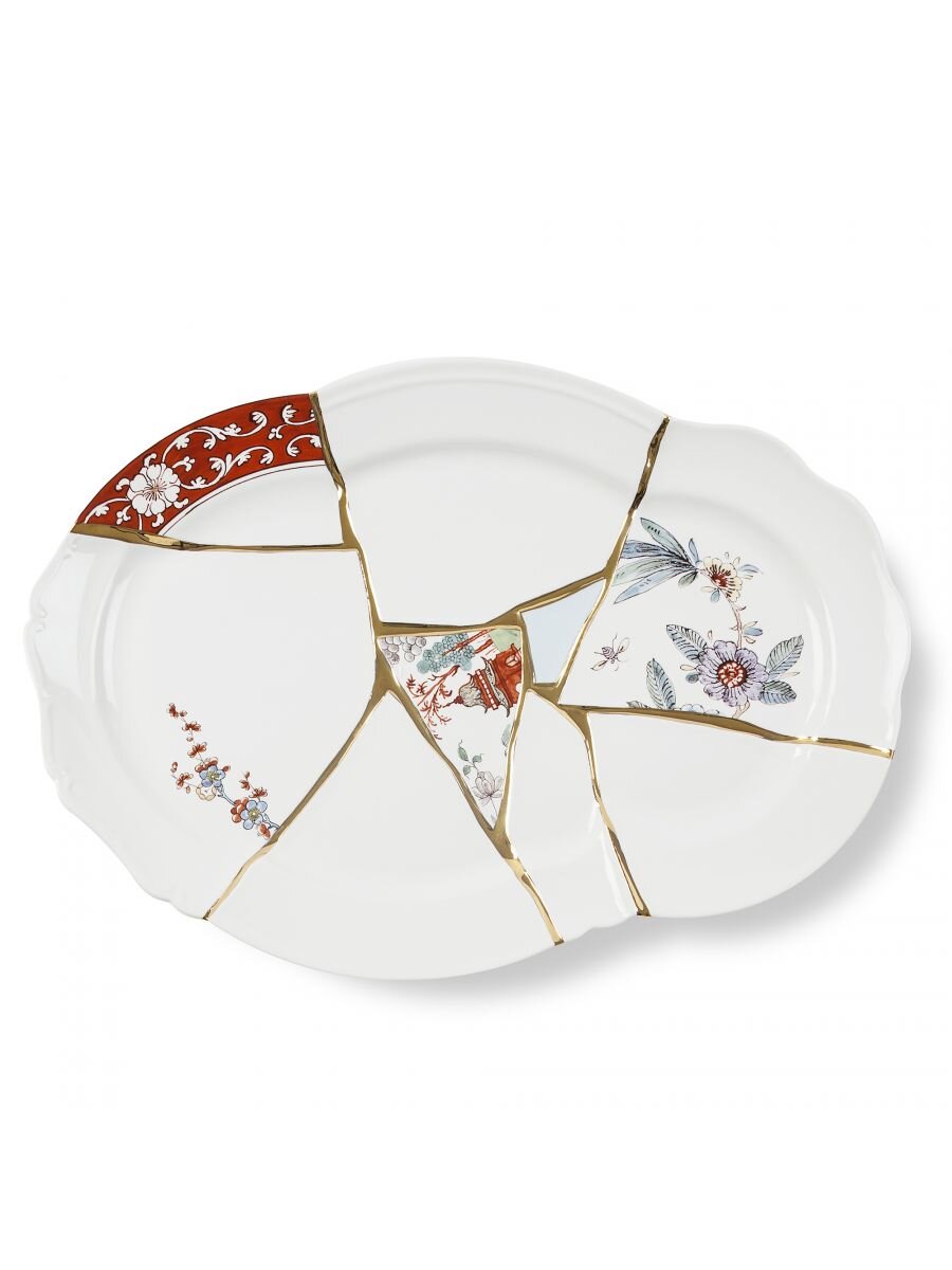 Блюдо Kintsugi, 42,5х29,5 см