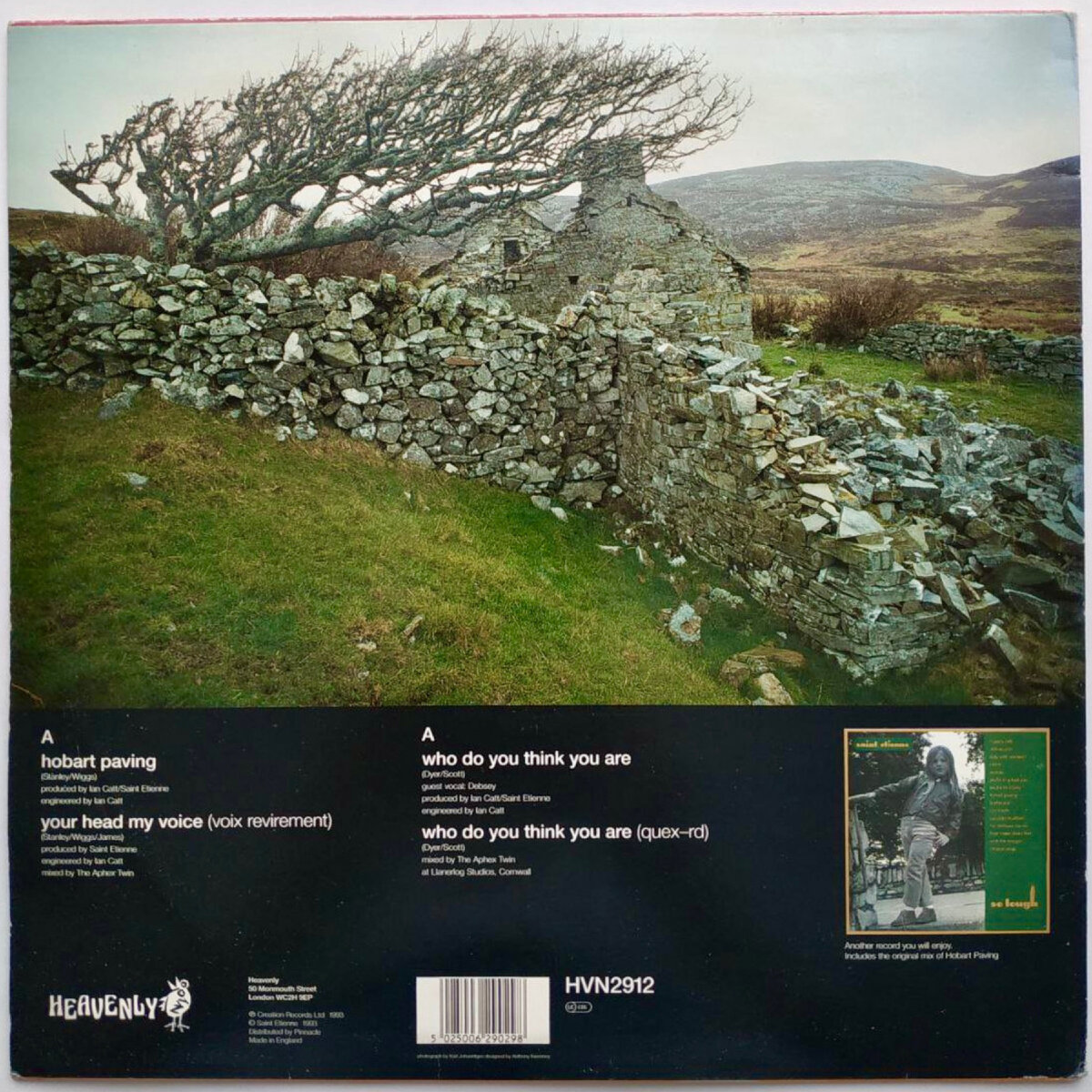 SAINT ETIENNE – Hobart Paving / Who Do You Think You Are (LP, 1993, UK)