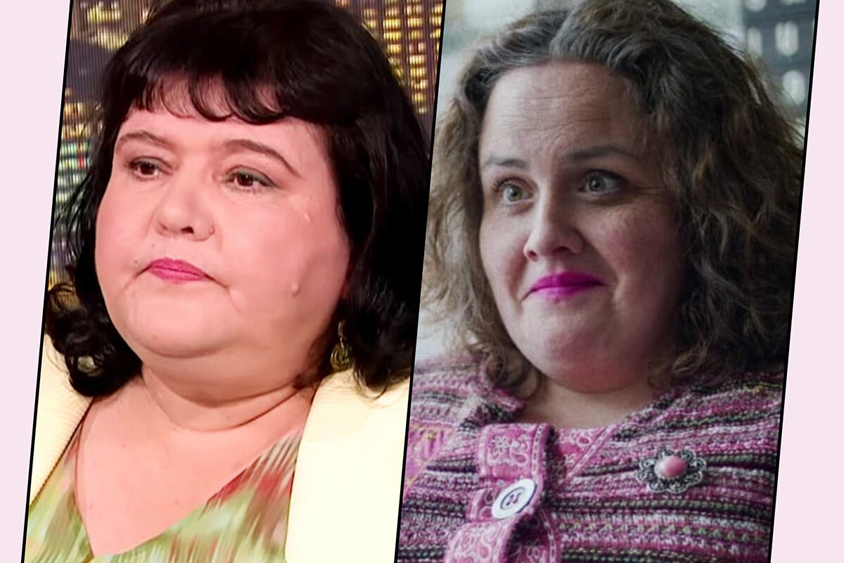 E! News / YouTube; Netflix📷Фиона Харви / героиня Марта в исполнении Джессики Ганинг