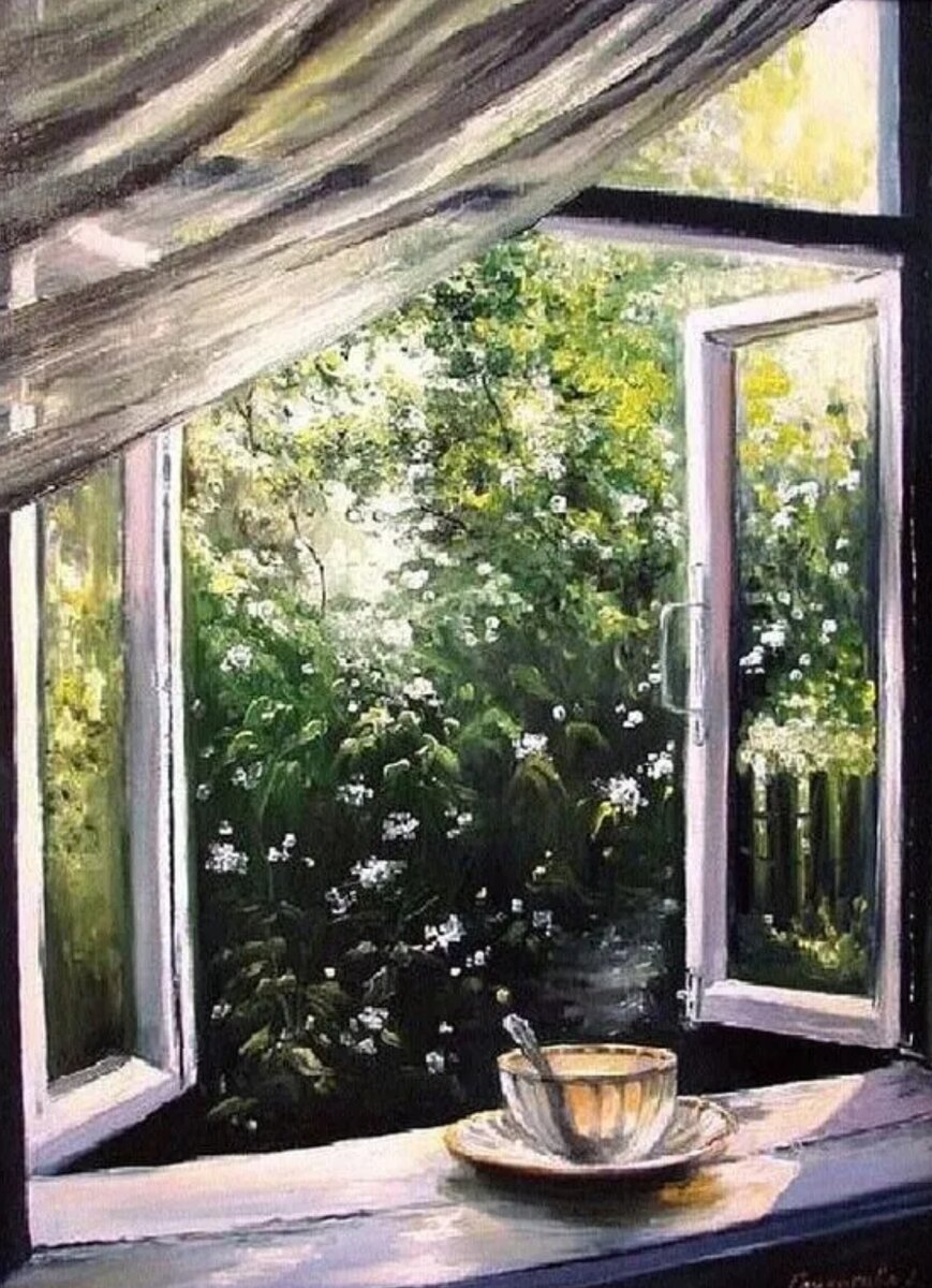 Скриншот картины с канала "Мировая поэзия" в ОК