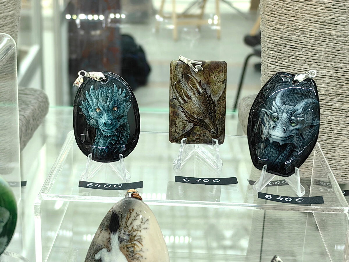 ювелирная живопись по камню