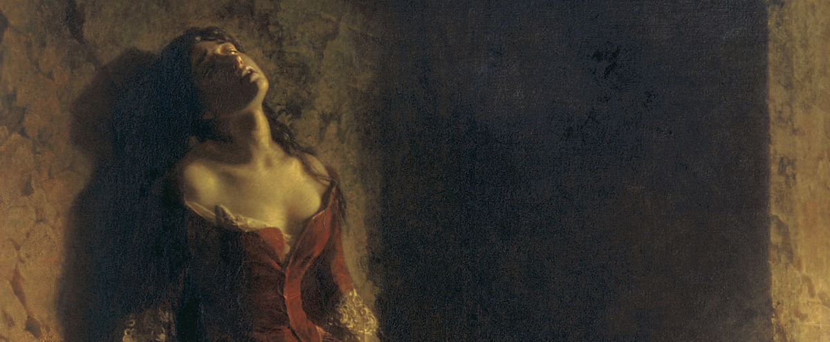 К. Д. Флавицкий. «Княжна Тараканова», 1864, Государственная Третьяковская галерея (Фрагмент картины)