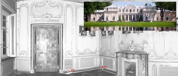 Архитектурные обмеры: Китайский дворец, г. Ломоносов