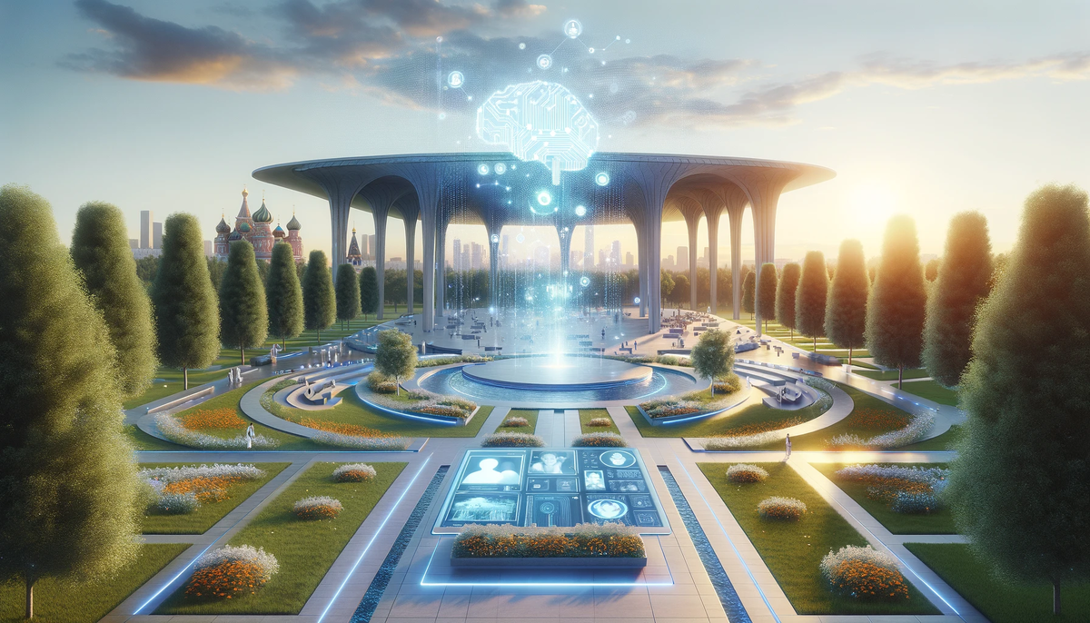 Первое в России нейрокладбище в представлении самого ИИ