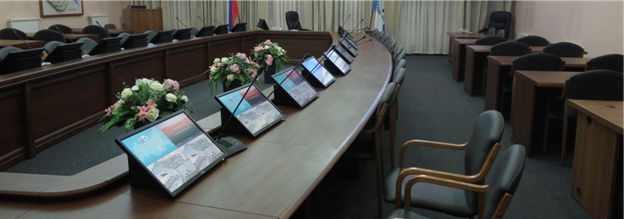 Ситуационный центр губернатора Иркутской области, который модернизировали специалисты "Абак-2000"