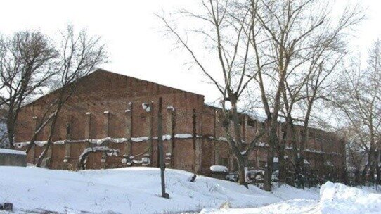 Софроновские лабазы на пристани.