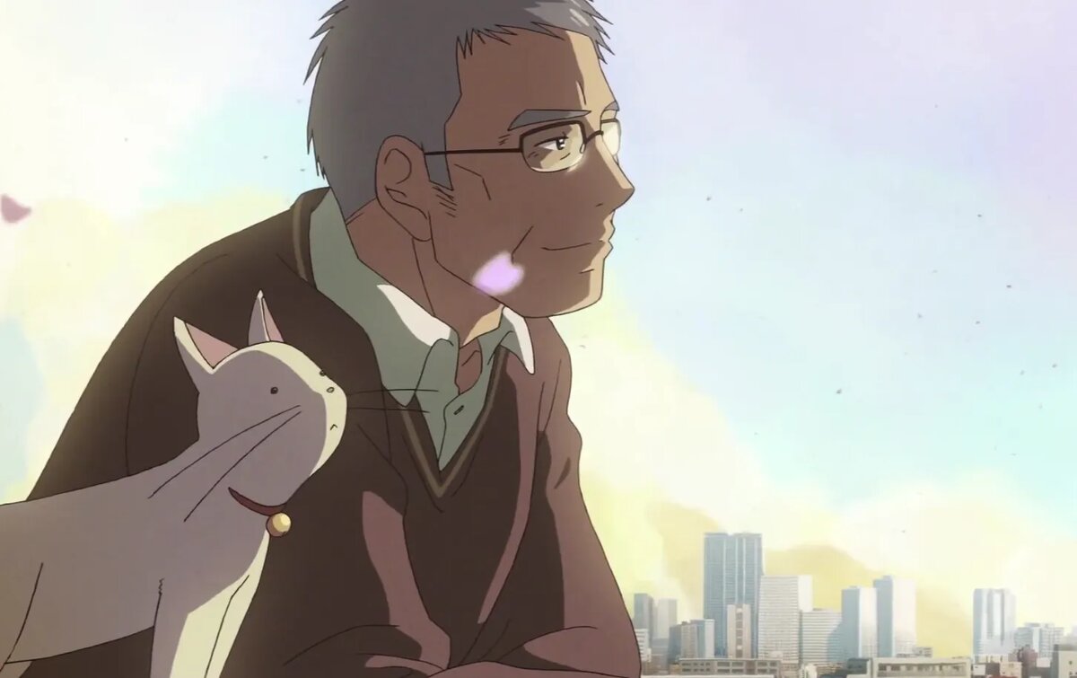 Кадр из аниме «Чей-то пристальный взор»   📷