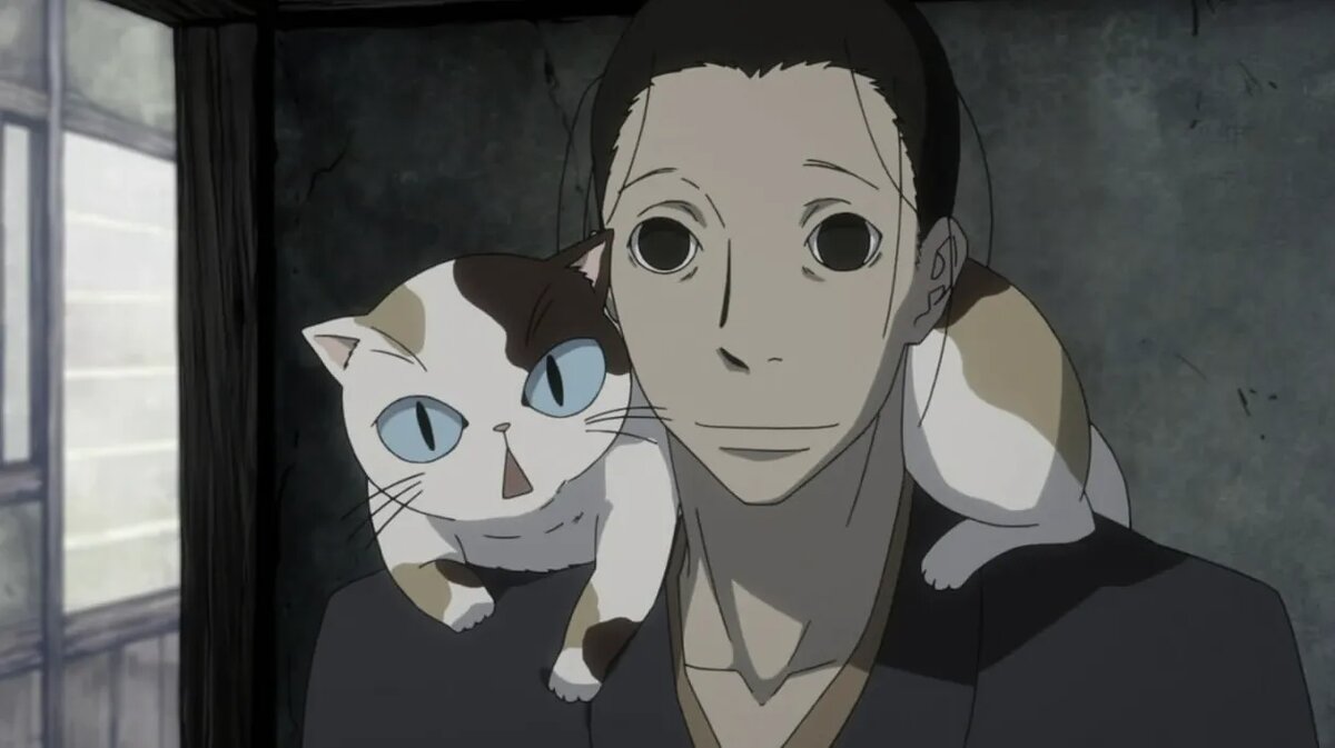 Кадр из аниме «Дом Пяти листьев»   📷