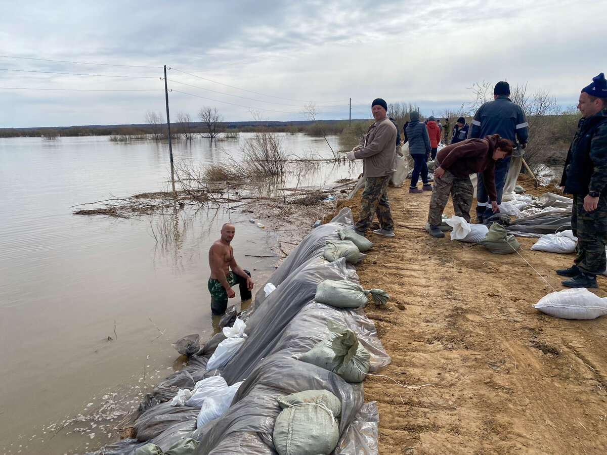 Накануне уровень воды в реке Сыня вырос на 17 см.  Фото: ФедералПресс / Наталья Шалыгина