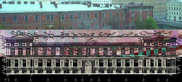 Архитектурные обмеры: Крюковы (Морские) казармы