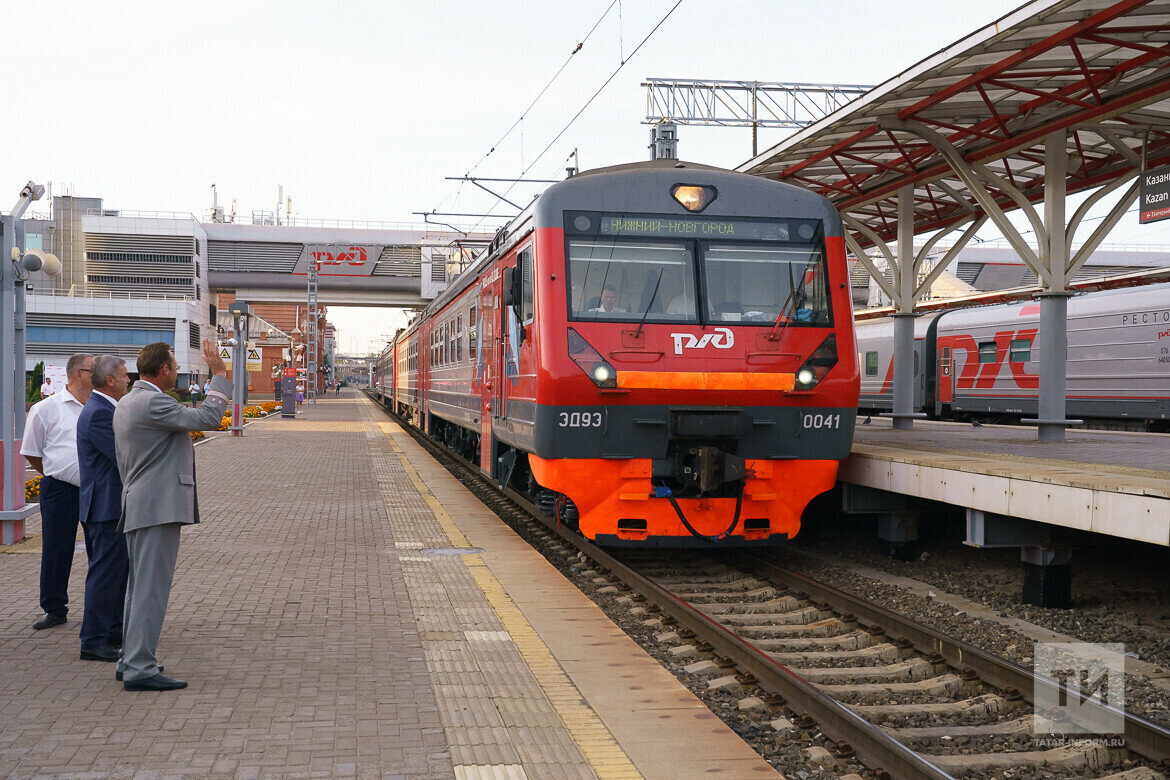 Электричка ЭД93-0041 Нижний Новгород-Казань