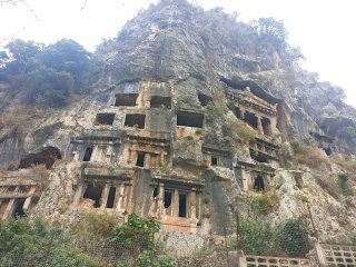 Ликийские гробницы в Фетхие