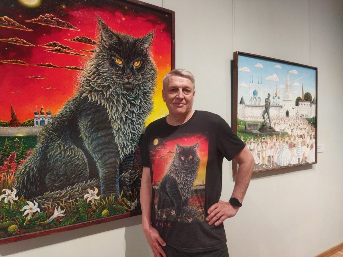    Живопись Альфрида Шаймарданова очаровывает и создаёт праздничное настроение