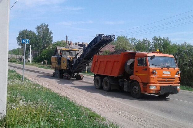    Дорогу Киров - Малмыж - Вятские Поляны ремонтируют по графику