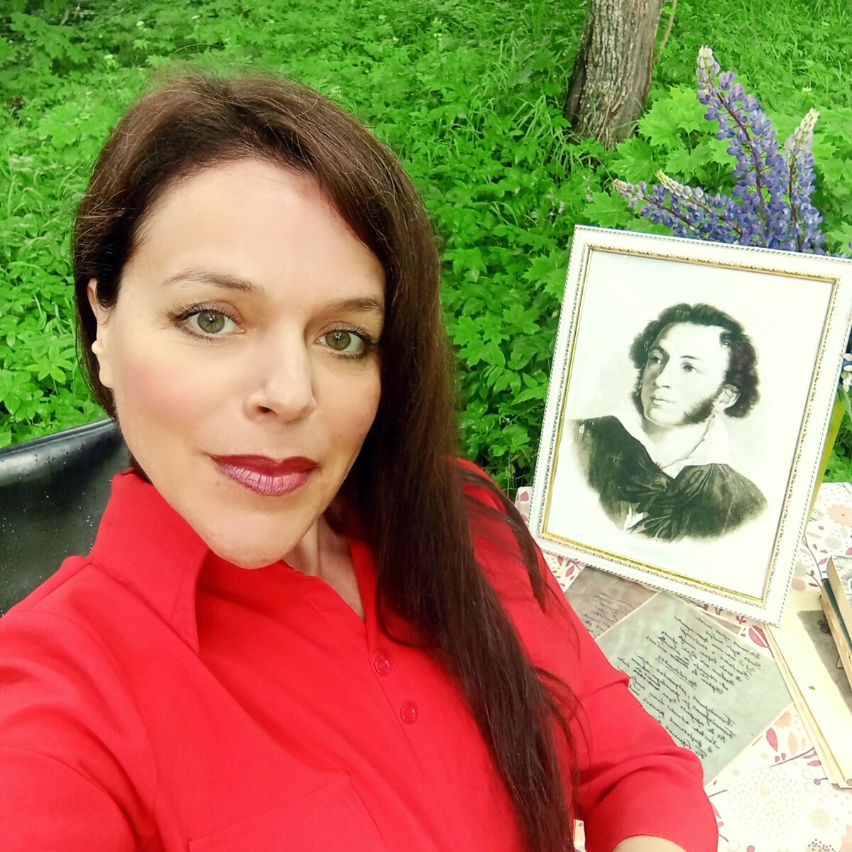 Селфи с любимым поэтом