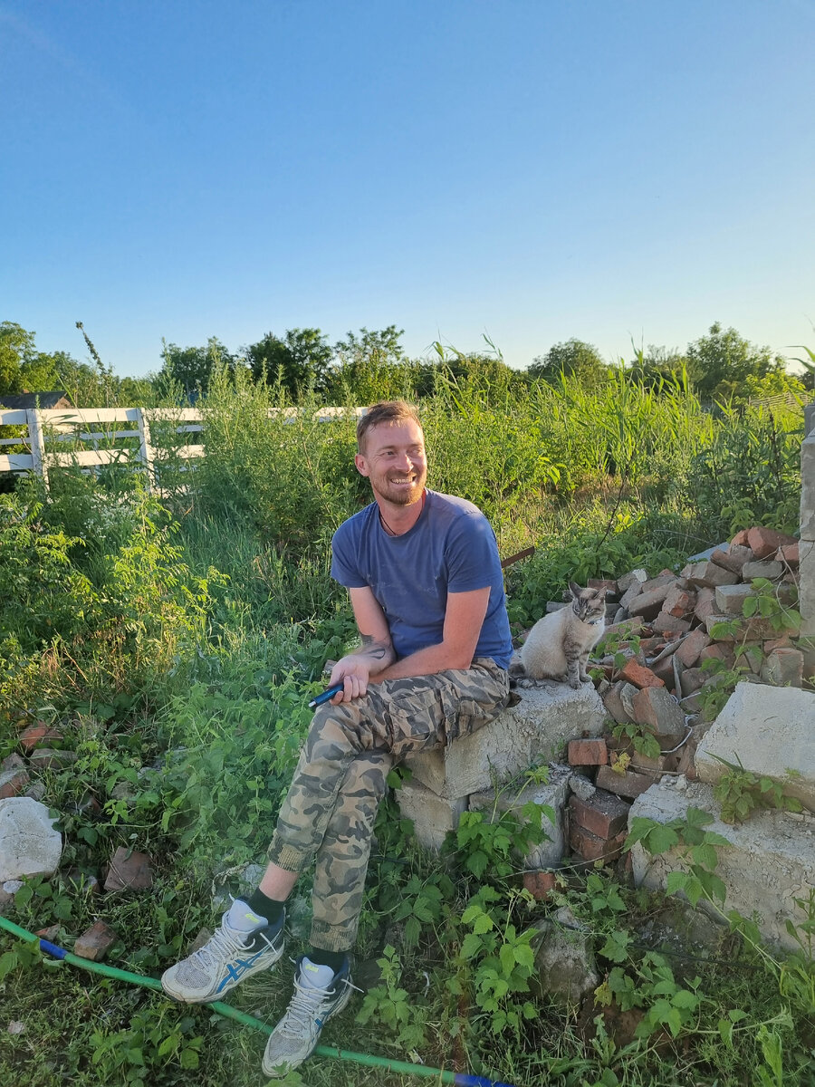 Сельские зарисовки. Люблю до Луны и обратно моего селянина))