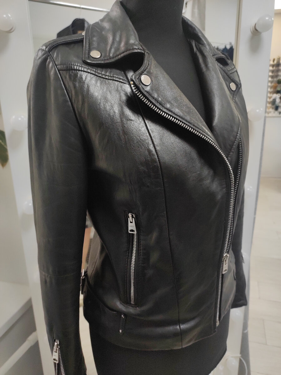 Куртка после покраски. 