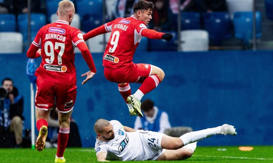    «Спартак» заплатил за Угальде 15 млн, но форвард не забил ни одного гола в РПЛ. Фото: Соцсети ВК «Пари НН»