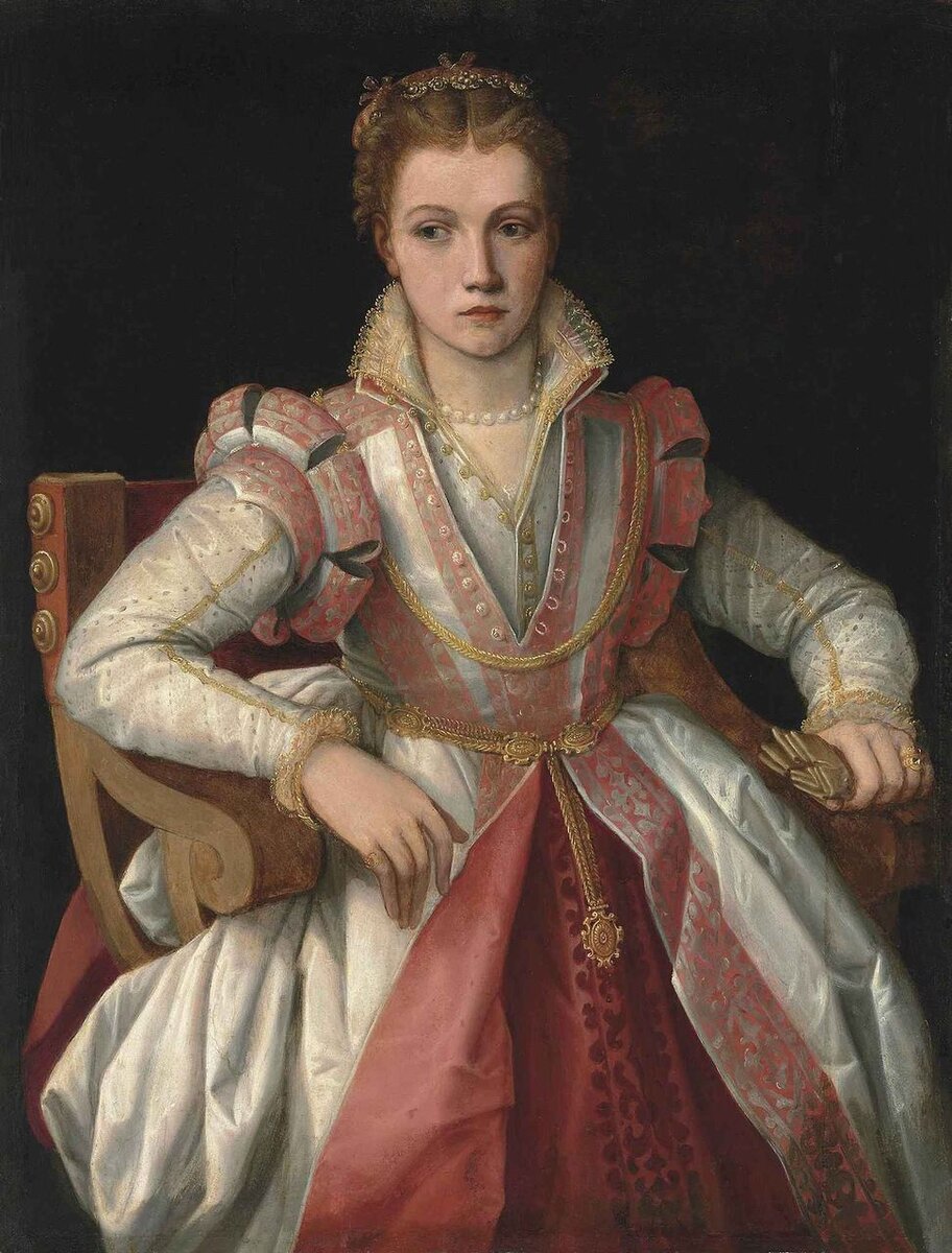 Francesco Salviati Del Rossi. Женский портрет, около 1560 года. 