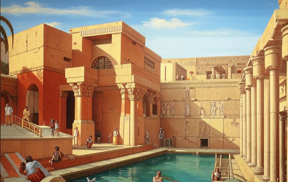 Вот так Кандинский видит ванну Клеопатры :))