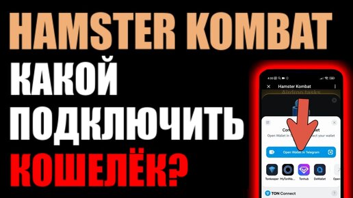 HAMSTER KOMBAT КАК И КАКОЙ ПОДКЛЮЧИТЬ КОШЕЛЁК ? Ton Space ? TonKeeper ? MyTonWallet ?