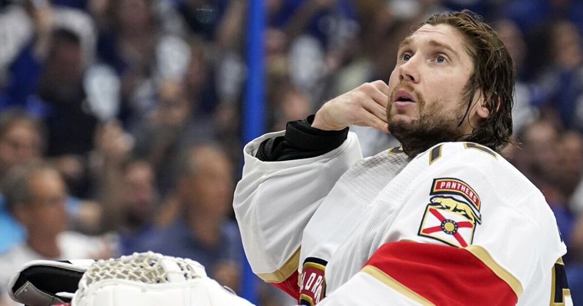 Российский вратарь "Флориды" Сергей Бобровский снова остался в запасе "Флориды" 