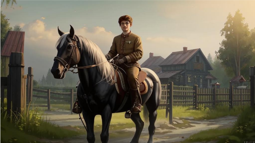 Борис ушел на  фронт, защищать Родину