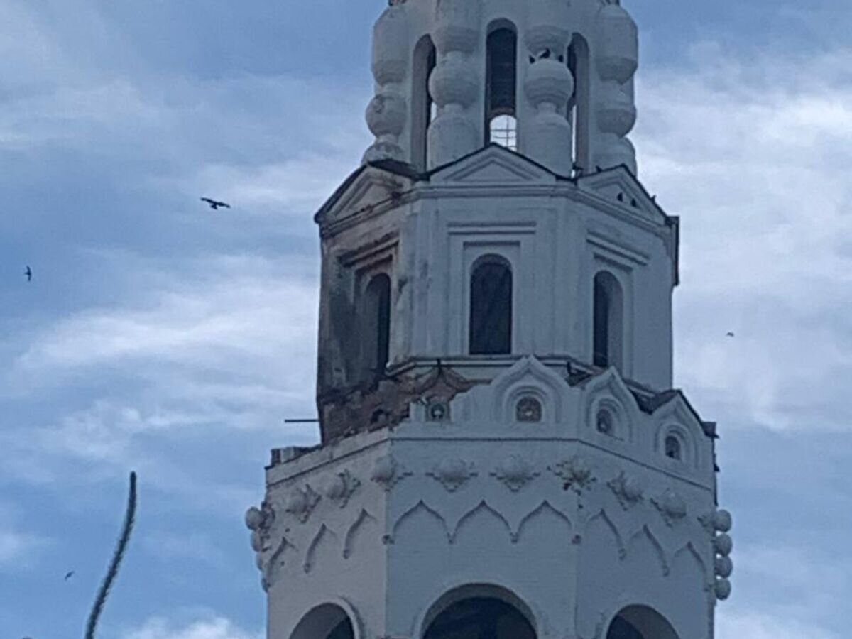    Храм святых первоверховных апостолов Петра и Павла, поврежденный в результате атаки БПЛА© Фото : пресс-служба губернатора Белгородской области