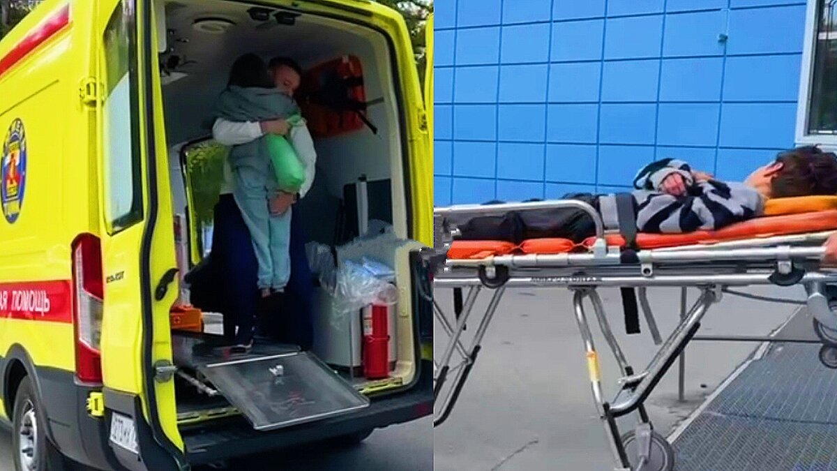 Вику и Гришу доставили в больницу