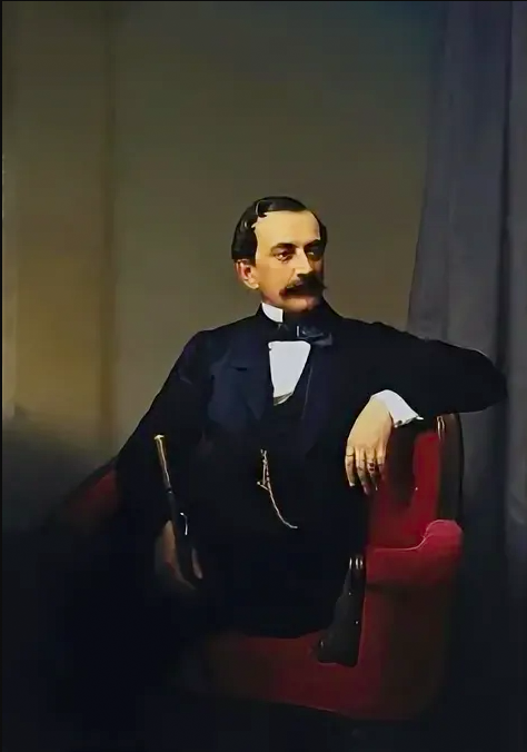 Портрет князя Н. Б. Юсупова младшего. Художник С. К. Зарянко. Фотография с просторов интернета. Фотокоррекция автора статьи.