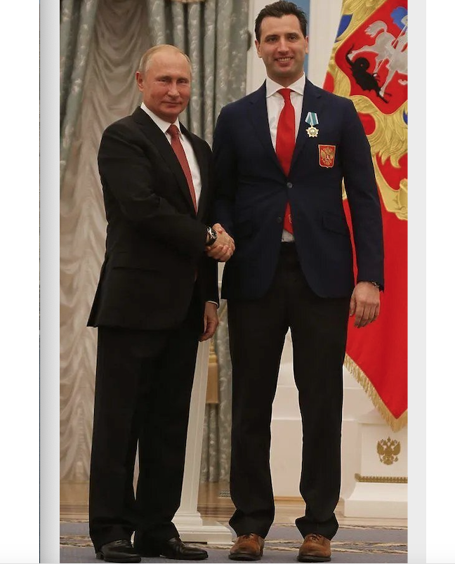 Путин и Роман Ротенберг