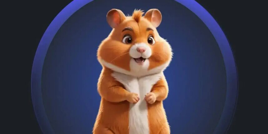    Маскот игры – хомяк.Скриншот игры Hamster Kombat