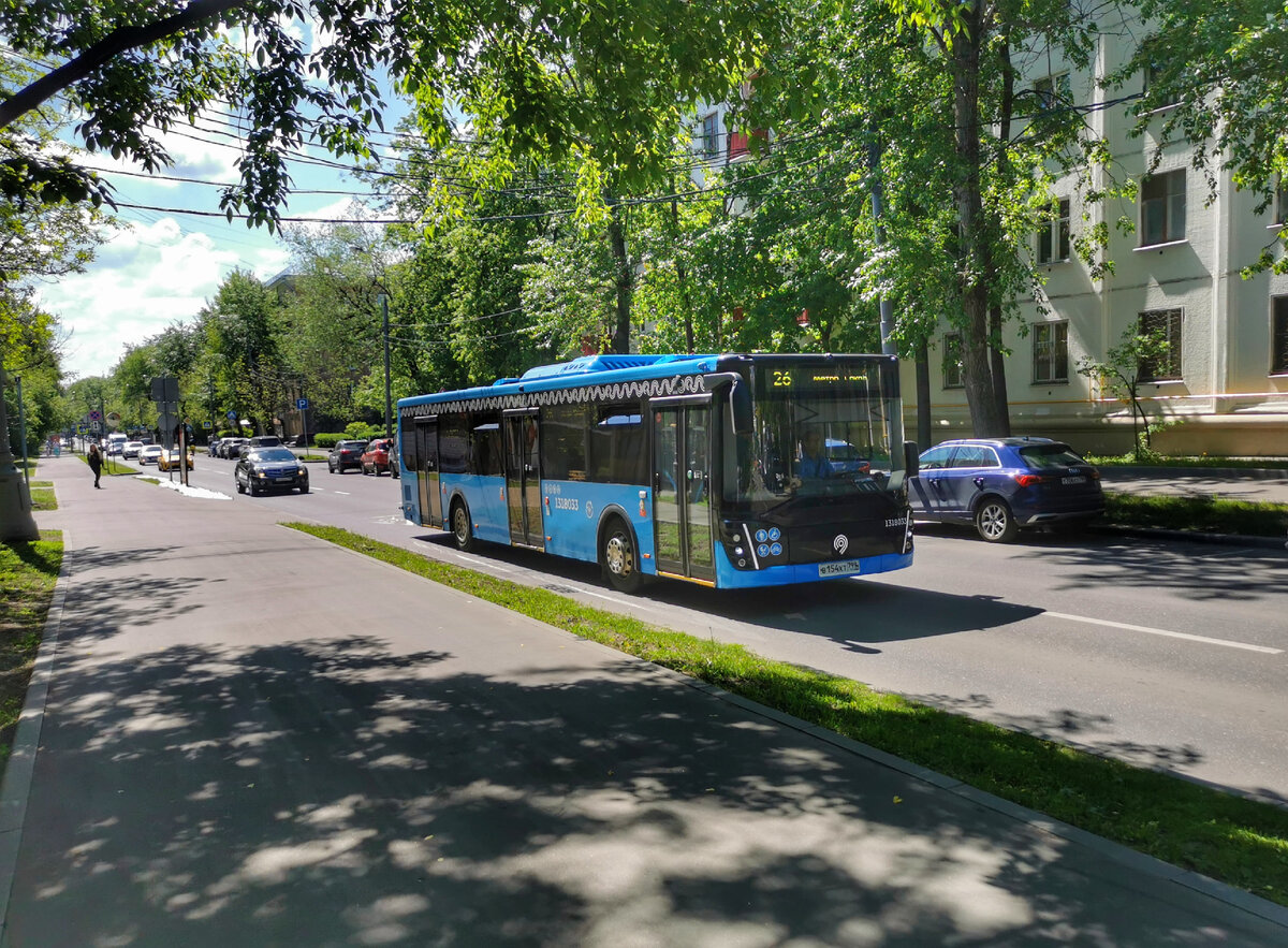 Автобус 1318033 ЛиАЗ-5292 на маршруте № 29. Улица Расплетина.